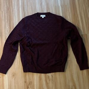 J Crew | Wallace & Barnes Checkered Wool Sweater